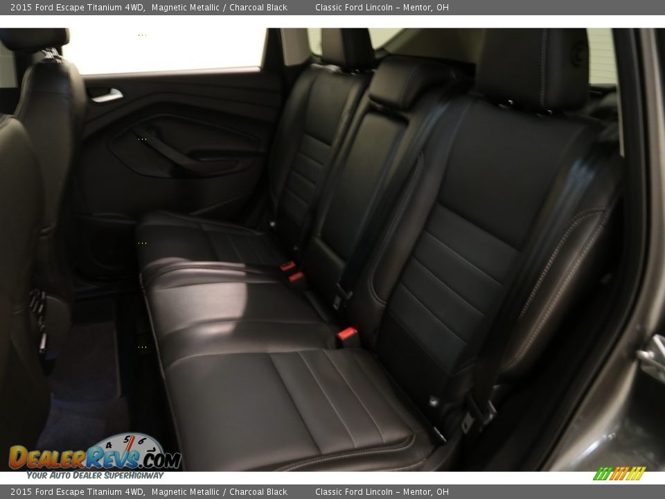 2015 Ford Escape Titanium 4WD Magnetic Metallic / Charcoal Black Photo #19