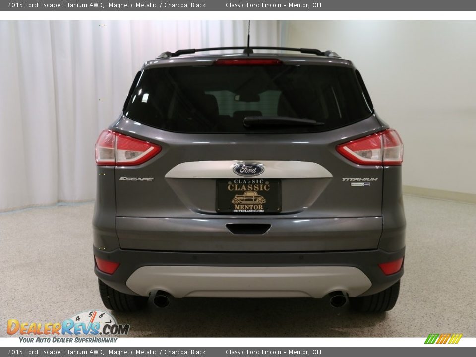 2015 Ford Escape Titanium 4WD Magnetic Metallic / Charcoal Black Photo #20