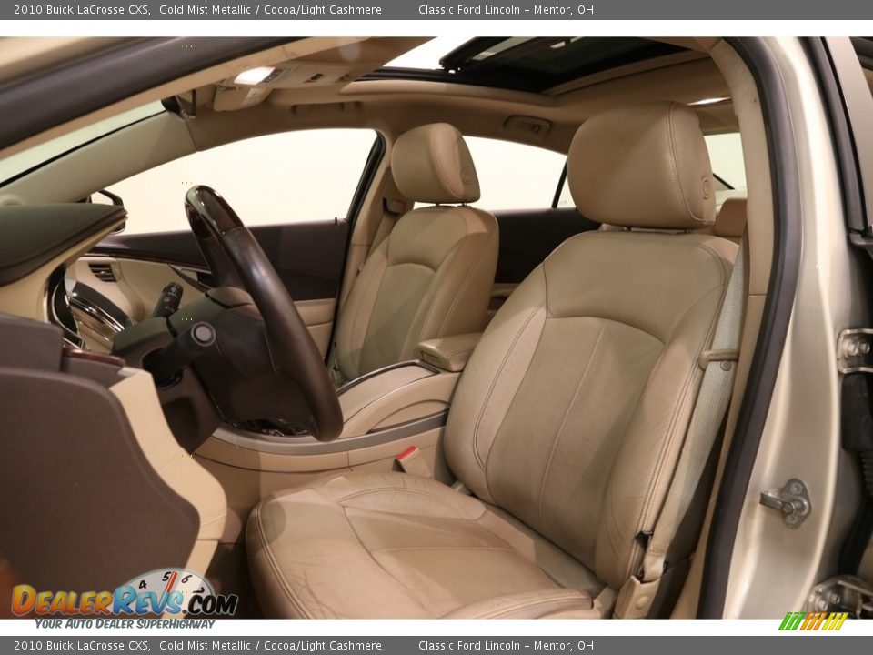 2010 Buick LaCrosse CXS Gold Mist Metallic / Cocoa/Light Cashmere Photo #5