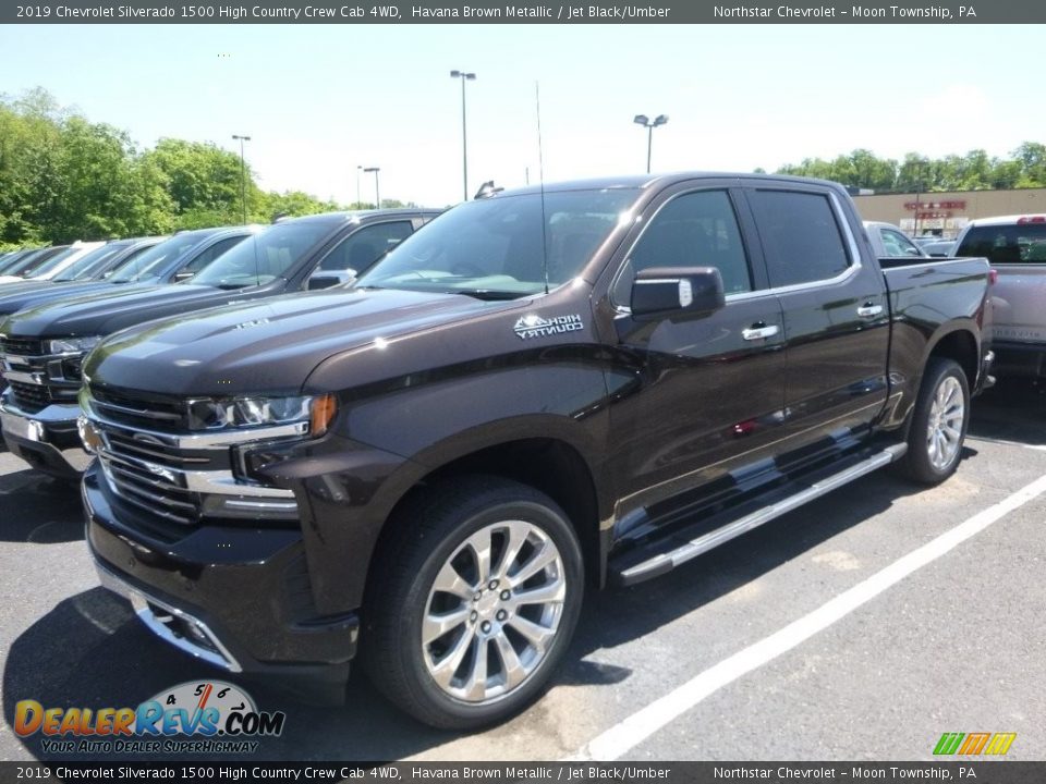 2019 Chevrolet Silverado 1500 High Country Crew Cab 4WD Havana Brown Metallic / Jet Black/Umber Photo #1