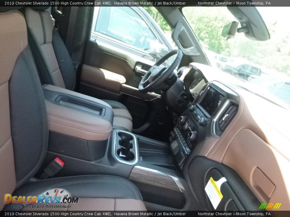 2019 Chevrolet Silverado 1500 High Country Crew Cab 4WD Havana Brown Metallic / Jet Black/Umber Photo #9