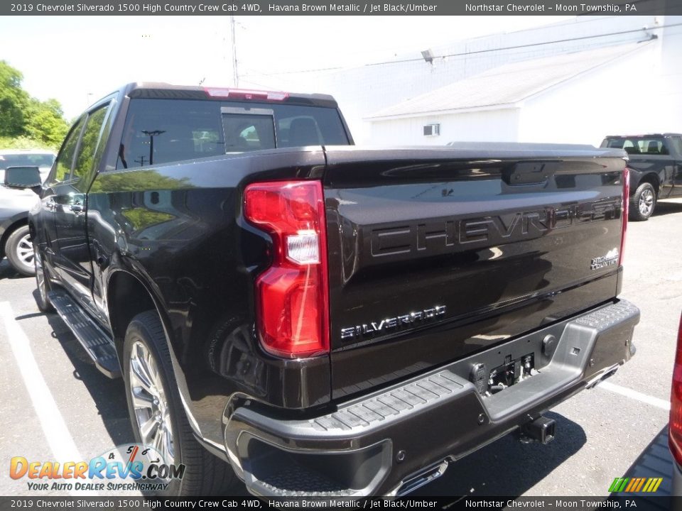 2019 Chevrolet Silverado 1500 High Country Crew Cab 4WD Havana Brown Metallic / Jet Black/Umber Photo #12