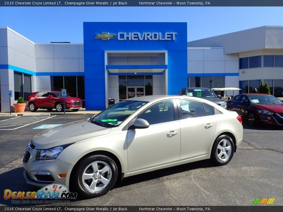 2016 Chevrolet Cruze Limited LT Champagne Silver Metallic / Jet Black Photo #1