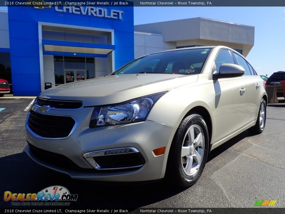 2016 Chevrolet Cruze Limited LT Champagne Silver Metallic / Jet Black Photo #2