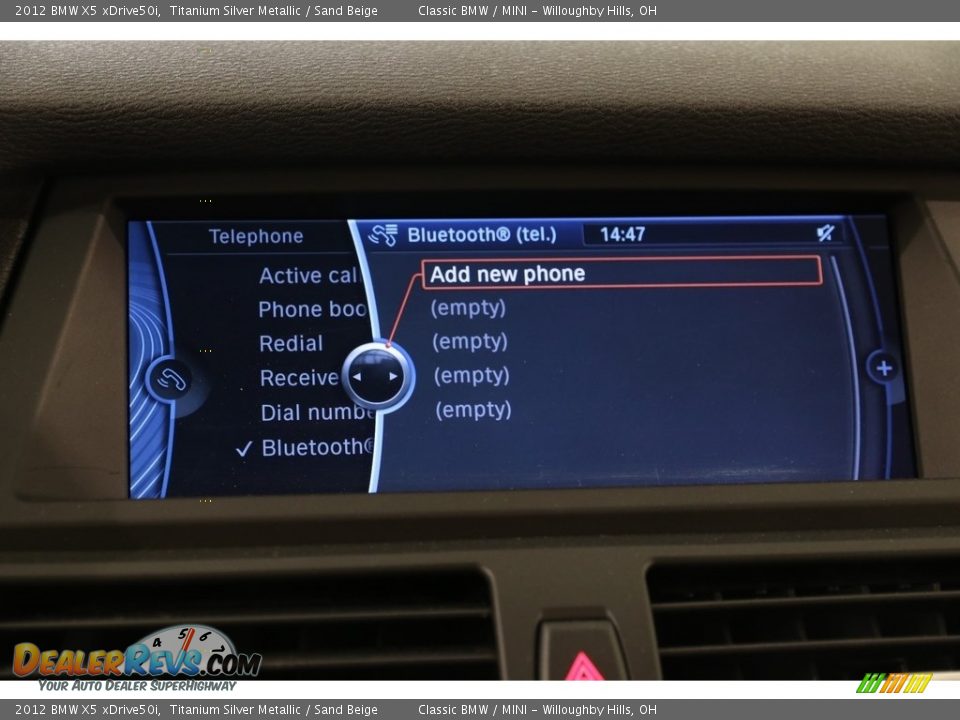 2012 BMW X5 xDrive50i Titanium Silver Metallic / Sand Beige Photo #12