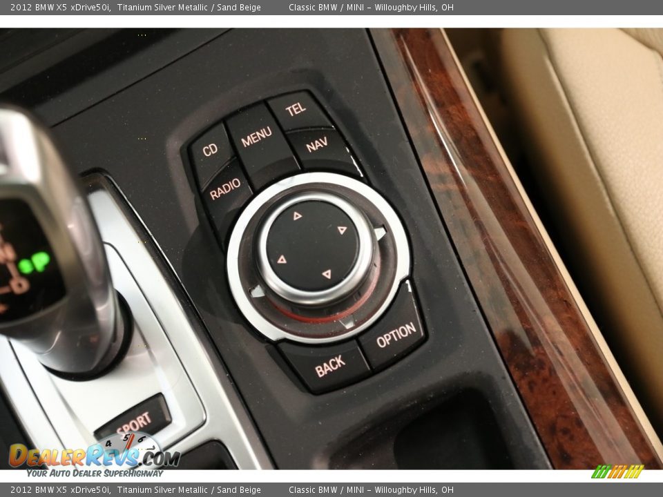 2012 BMW X5 xDrive50i Titanium Silver Metallic / Sand Beige Photo #15