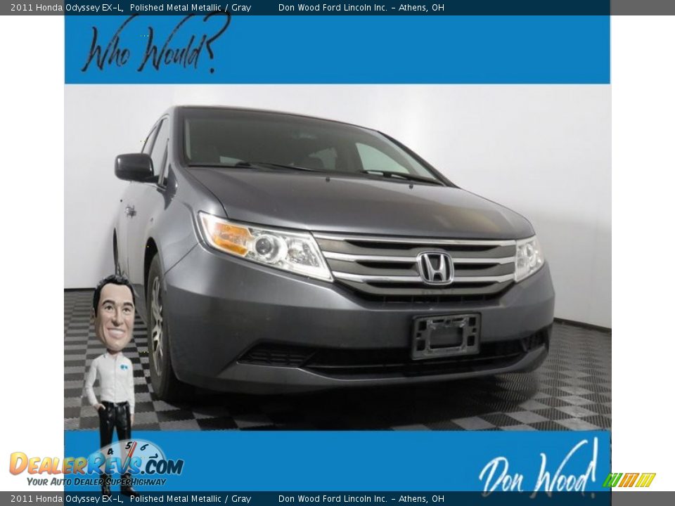 2011 Honda Odyssey EX-L Polished Metal Metallic / Gray Photo #1