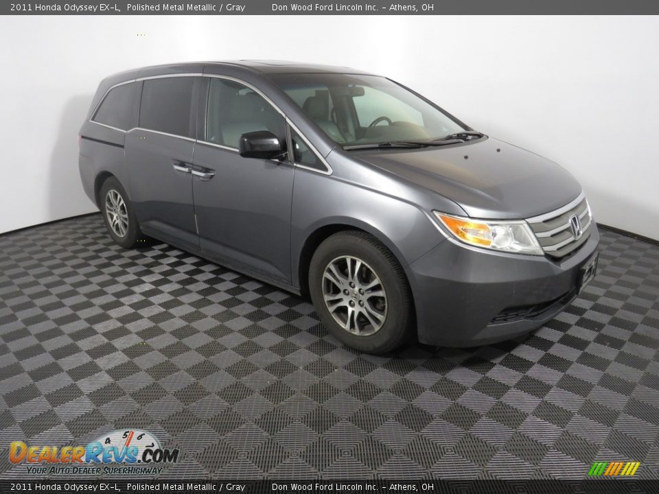 2011 Honda Odyssey EX-L Polished Metal Metallic / Gray Photo #2