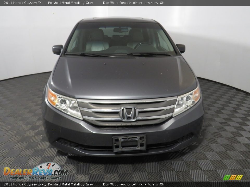 2011 Honda Odyssey EX-L Polished Metal Metallic / Gray Photo #4