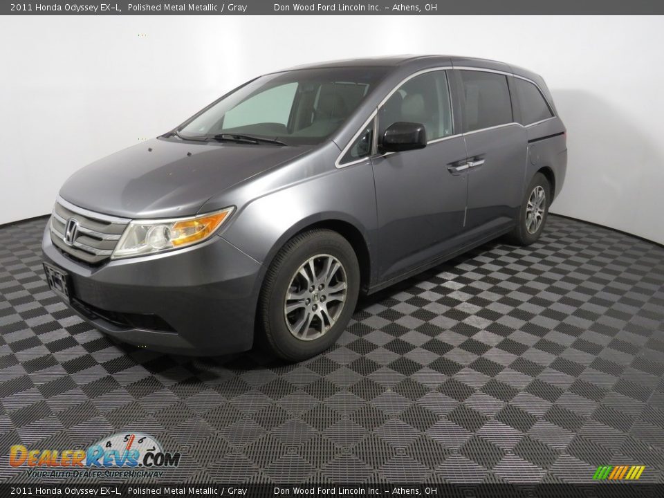 2011 Honda Odyssey EX-L Polished Metal Metallic / Gray Photo #7