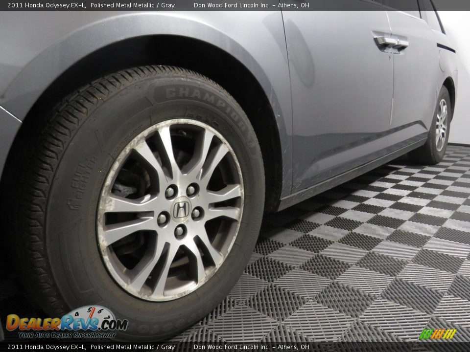 2011 Honda Odyssey EX-L Polished Metal Metallic / Gray Photo #8