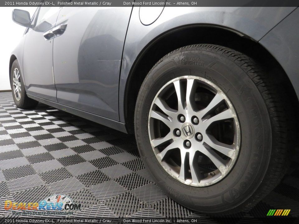 2011 Honda Odyssey EX-L Polished Metal Metallic / Gray Photo #10