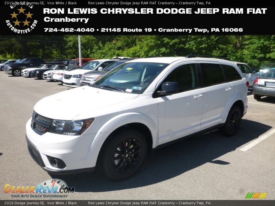 2019 Dodge Journey SE Vice White / Black Photo #1