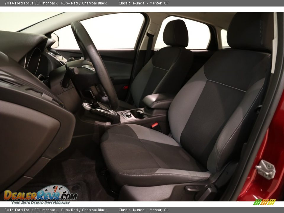 2014 Ford Focus SE Hatchback Ruby Red / Charcoal Black Photo #5