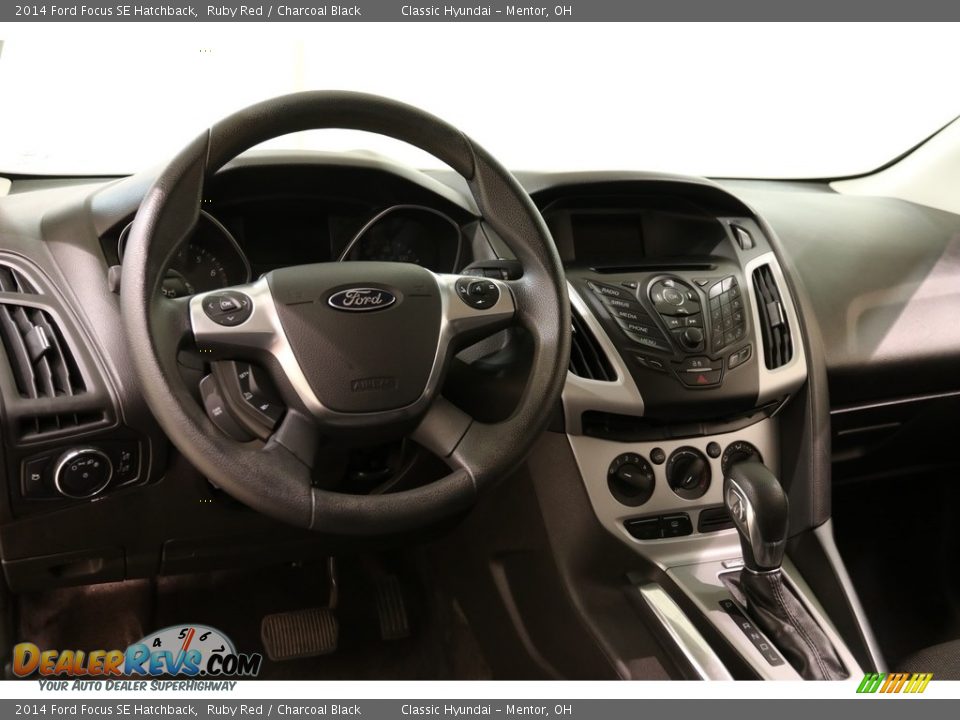 2014 Ford Focus SE Hatchback Ruby Red / Charcoal Black Photo #6