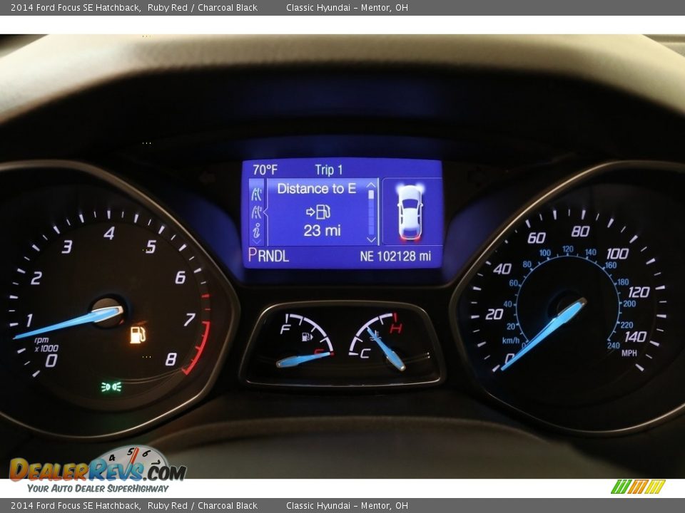 2014 Ford Focus SE Hatchback Ruby Red / Charcoal Black Photo #8