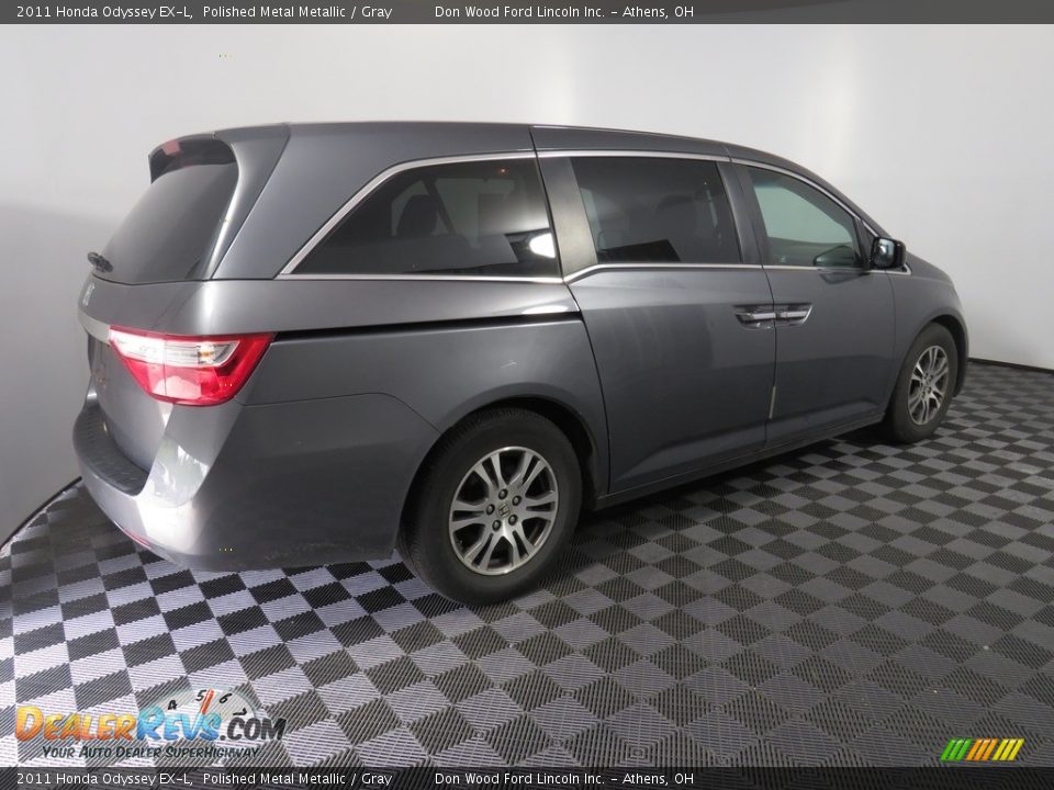 2011 Honda Odyssey EX-L Polished Metal Metallic / Gray Photo #16