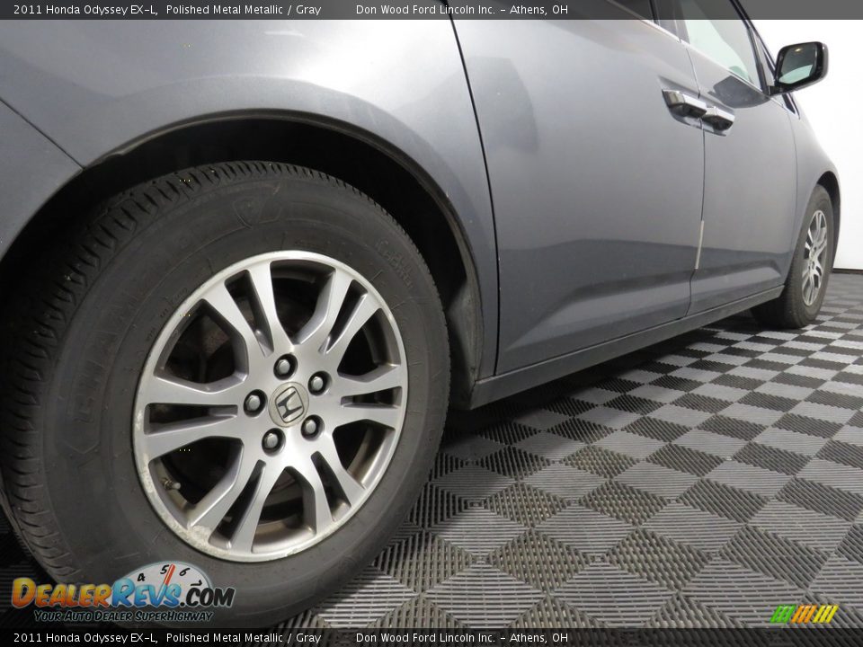 2011 Honda Odyssey EX-L Polished Metal Metallic / Gray Photo #17