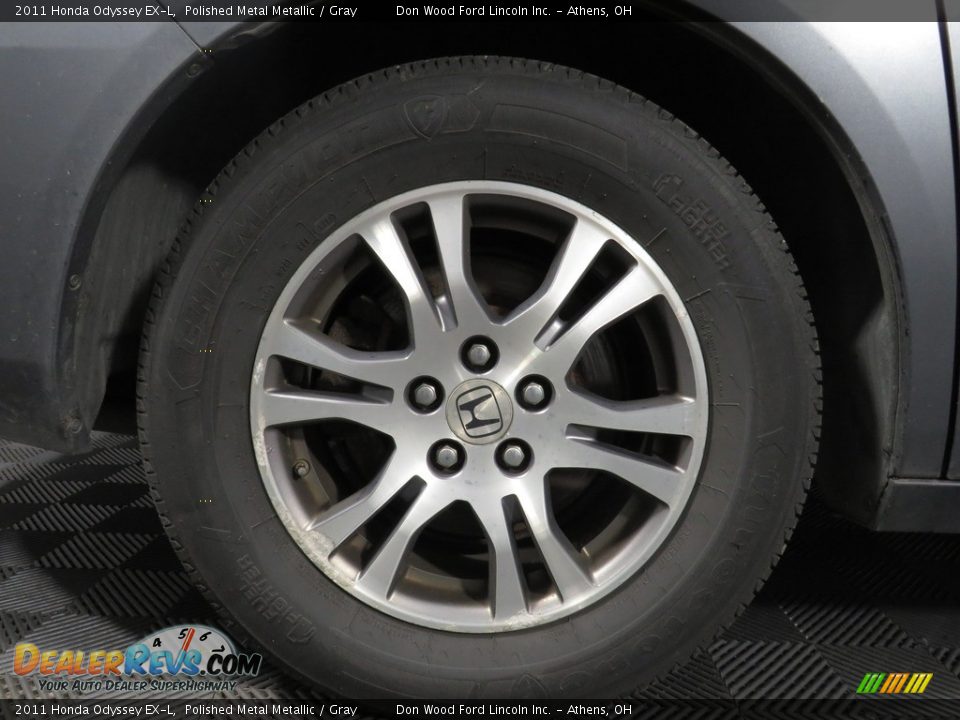 2011 Honda Odyssey EX-L Polished Metal Metallic / Gray Photo #18
