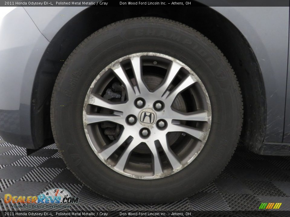 2011 Honda Odyssey EX-L Polished Metal Metallic / Gray Photo #20