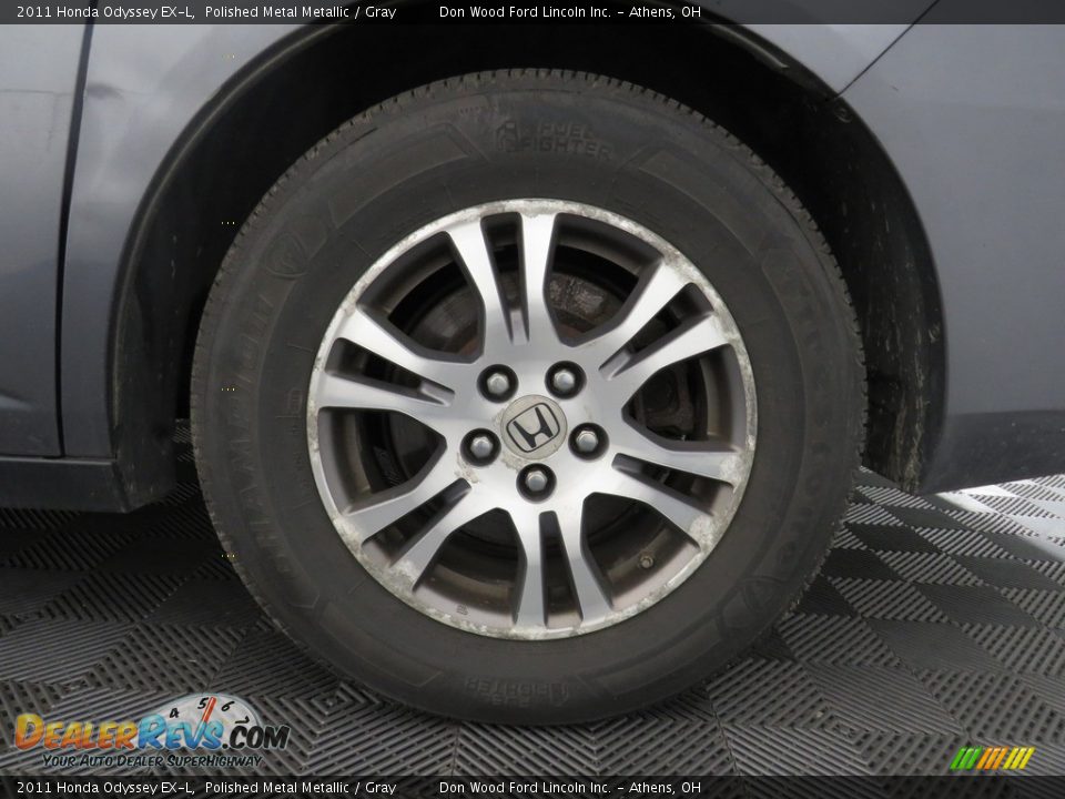 2011 Honda Odyssey EX-L Polished Metal Metallic / Gray Photo #21