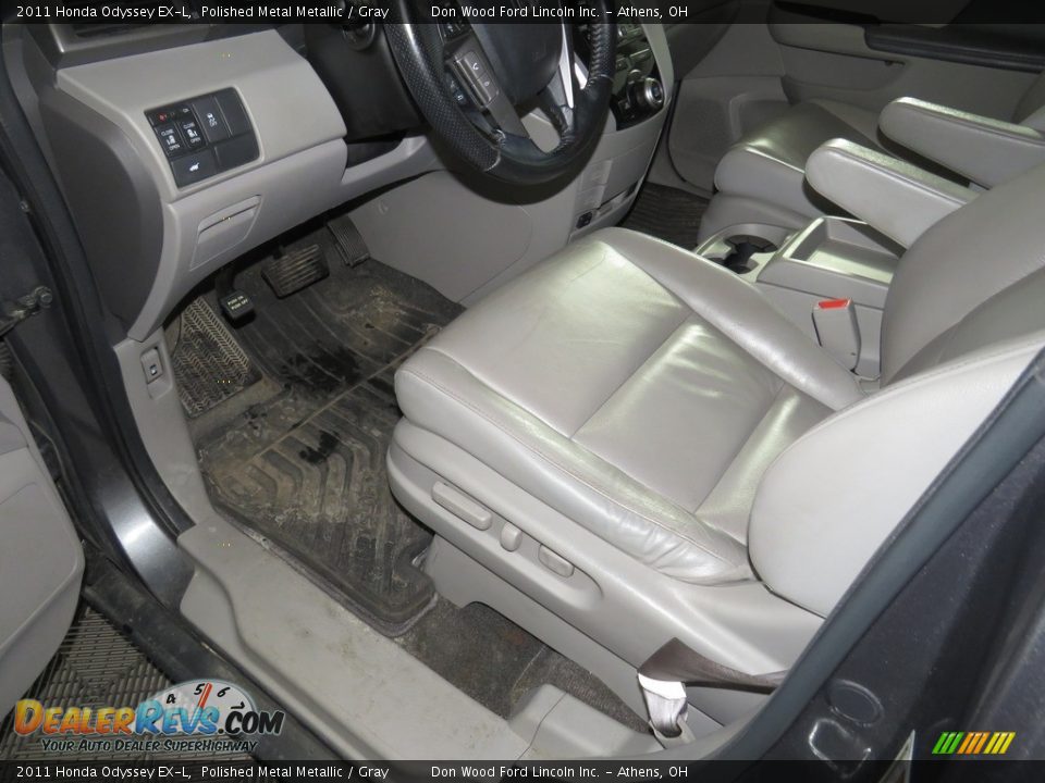 2011 Honda Odyssey EX-L Polished Metal Metallic / Gray Photo #23