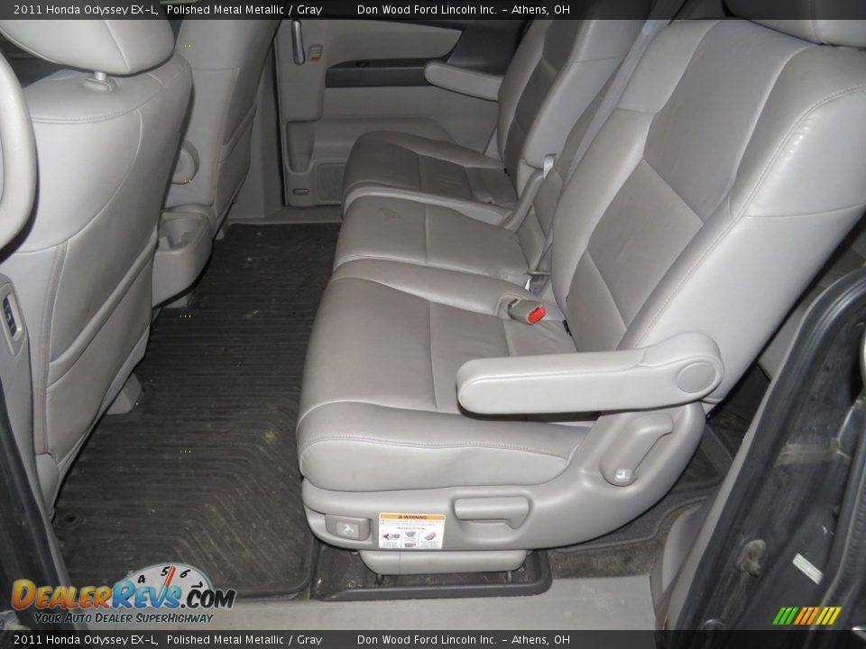 2011 Honda Odyssey EX-L Polished Metal Metallic / Gray Photo #26