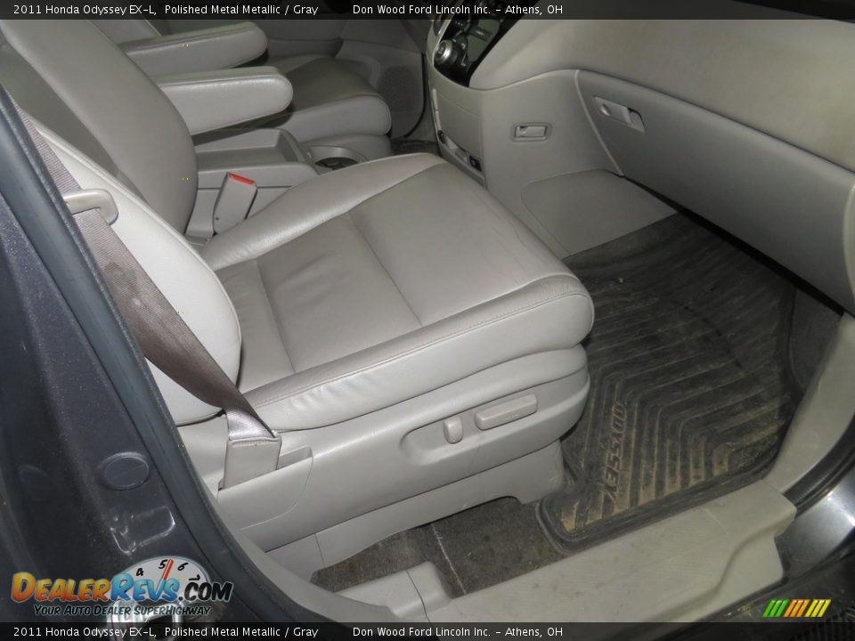 2011 Honda Odyssey EX-L Polished Metal Metallic / Gray Photo #31