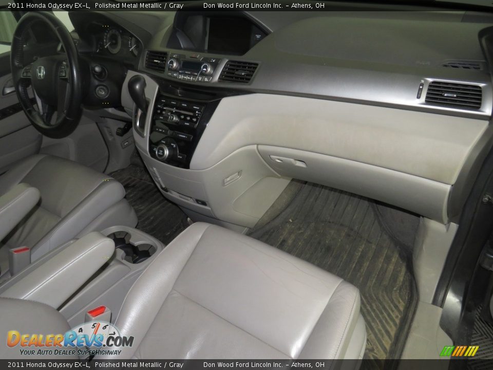 2011 Honda Odyssey EX-L Polished Metal Metallic / Gray Photo #32