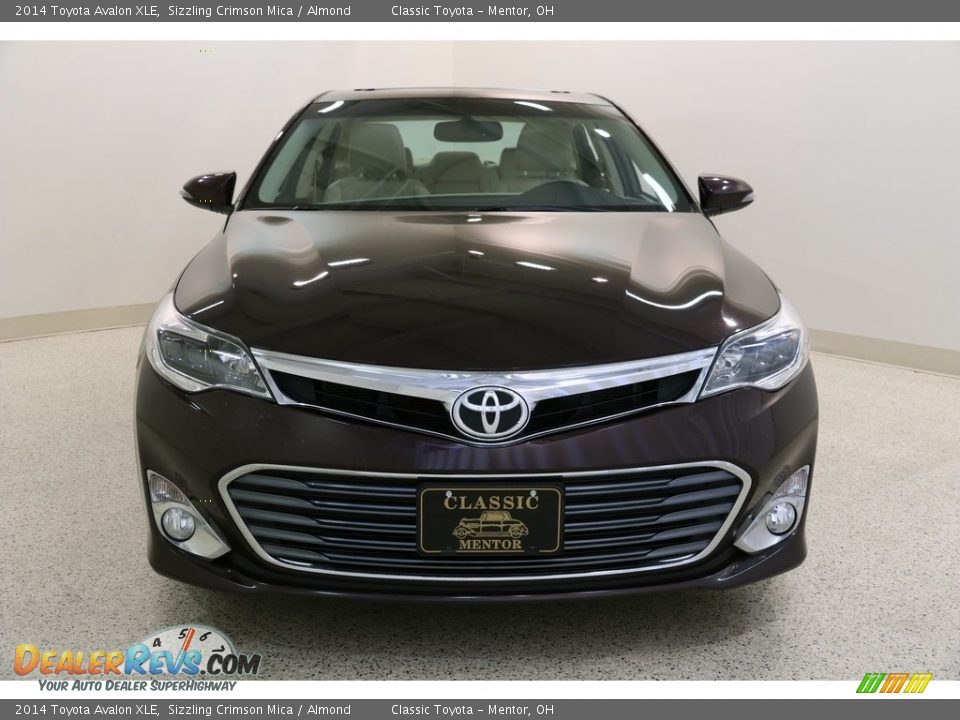 2014 Toyota Avalon XLE Sizzling Crimson Mica / Almond Photo #2