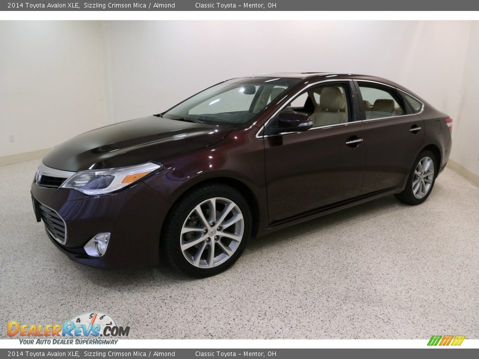 2014 Toyota Avalon XLE Sizzling Crimson Mica / Almond Photo #3