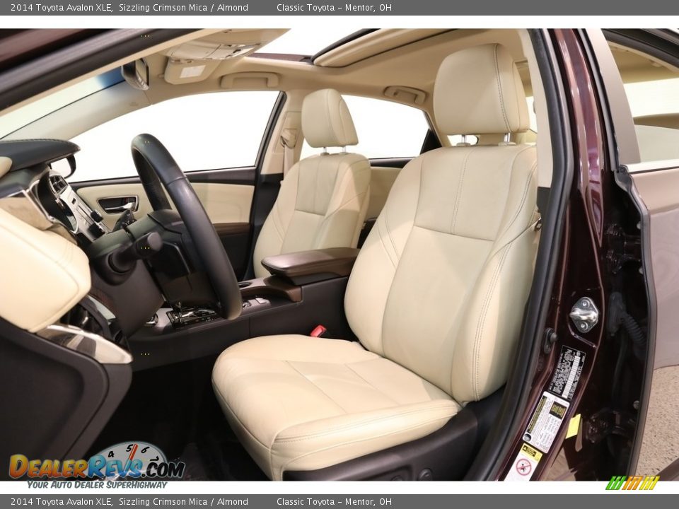 2014 Toyota Avalon XLE Sizzling Crimson Mica / Almond Photo #5