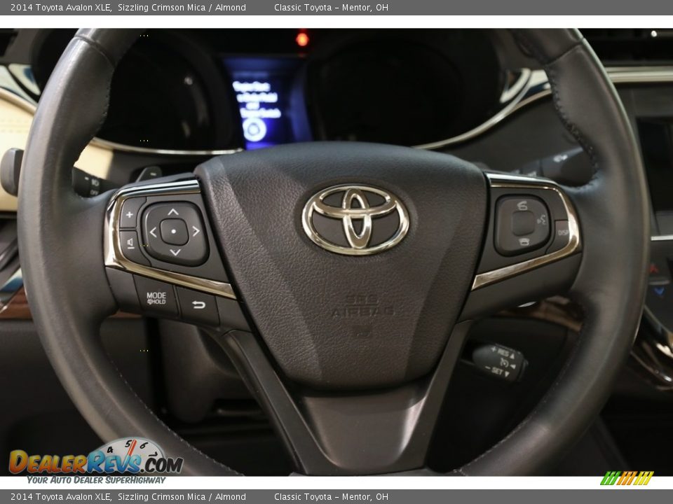 2014 Toyota Avalon XLE Sizzling Crimson Mica / Almond Photo #6