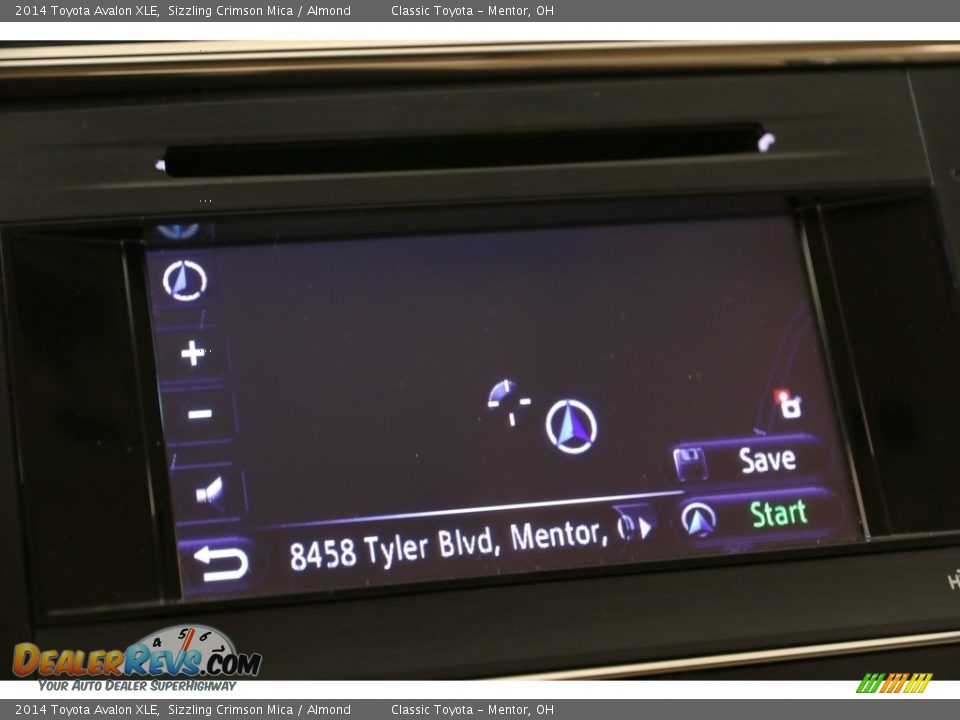 2014 Toyota Avalon XLE Sizzling Crimson Mica / Almond Photo #10