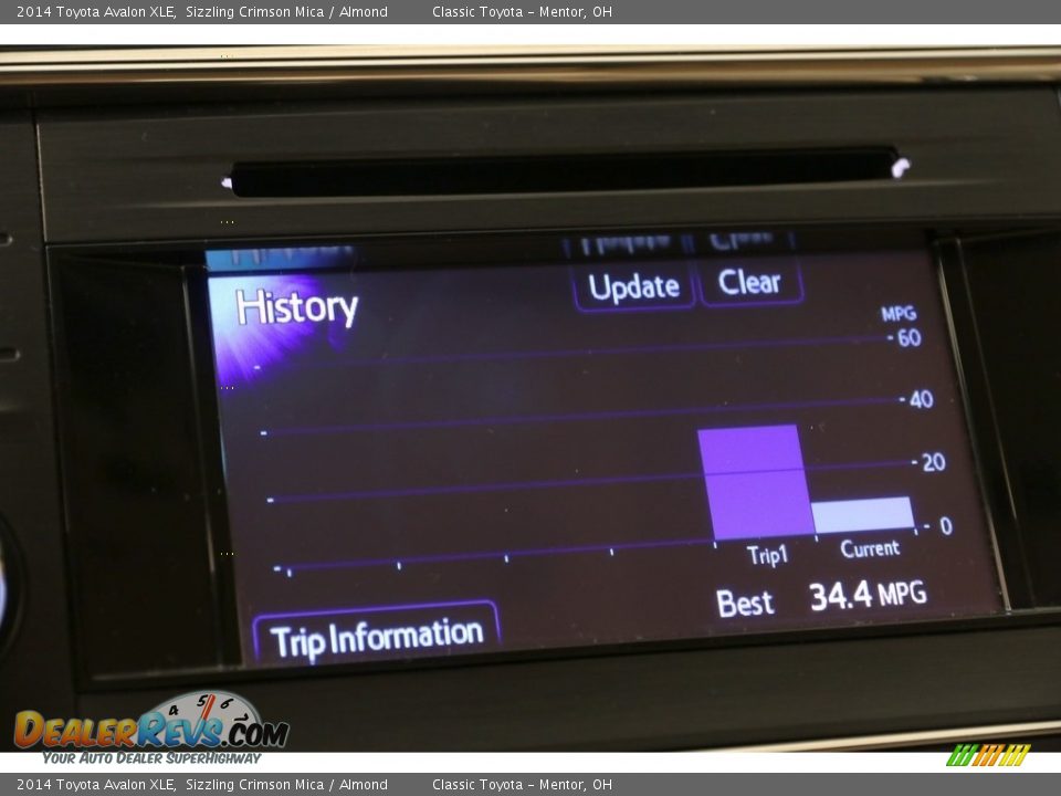 2014 Toyota Avalon XLE Sizzling Crimson Mica / Almond Photo #11