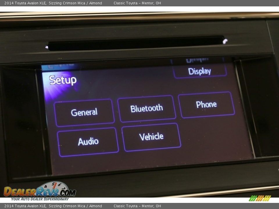 2014 Toyota Avalon XLE Sizzling Crimson Mica / Almond Photo #12