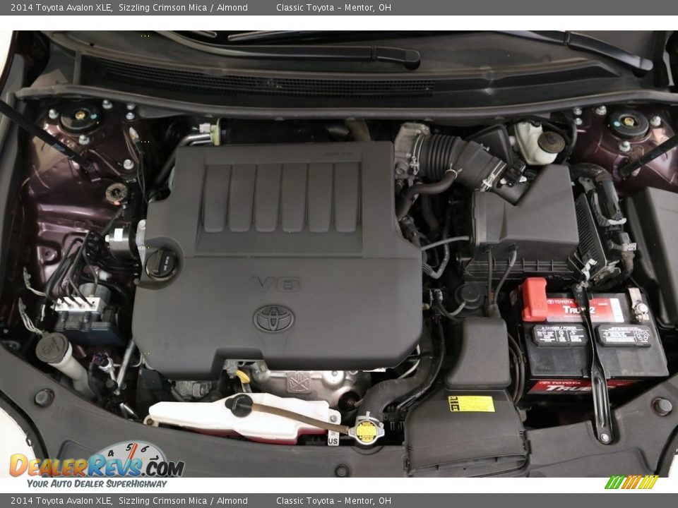 2014 Toyota Avalon XLE Sizzling Crimson Mica / Almond Photo #20