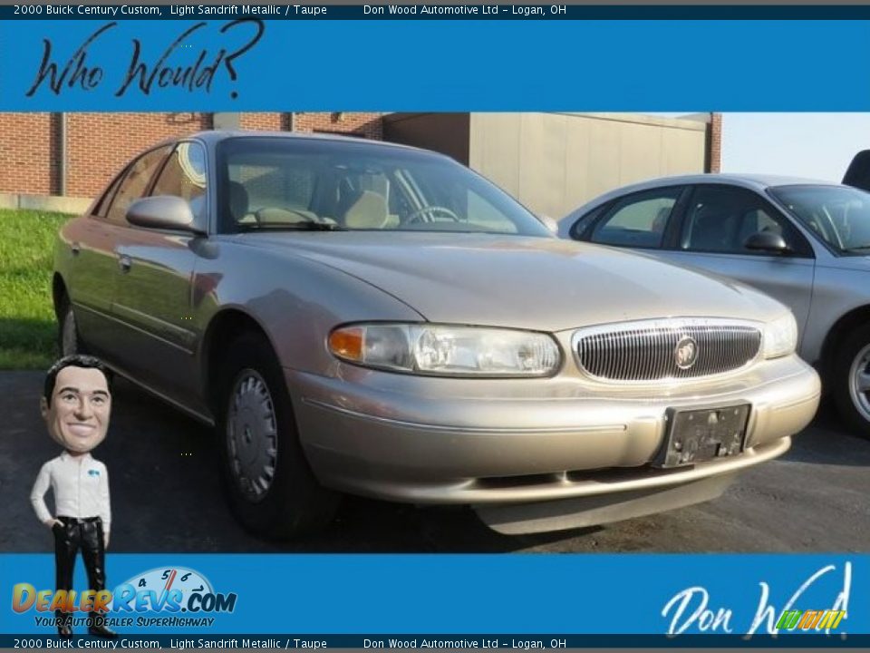 2000 Buick Century Custom Light Sandrift Metallic / Taupe Photo #1