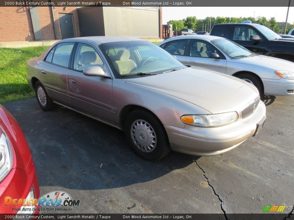 2000 Buick Century Custom Light Sandrift Metallic / Taupe Photo #4