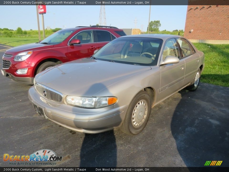 2000 Buick Century Custom Light Sandrift Metallic / Taupe Photo #8