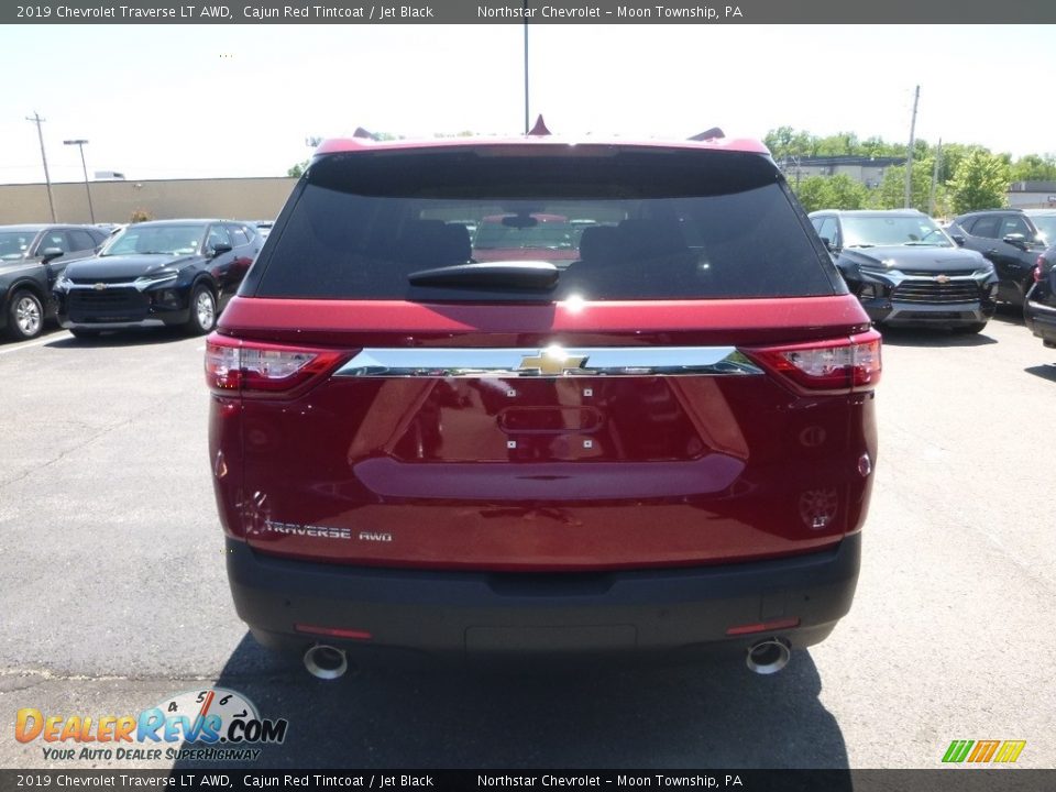 2019 Chevrolet Traverse LT AWD Cajun Red Tintcoat / Jet Black Photo #4