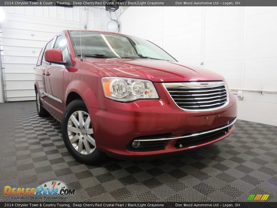 2014 Chrysler Town & Country Touring Deep Cherry Red Crystal Pearl / Black/Light Graystone Photo #1