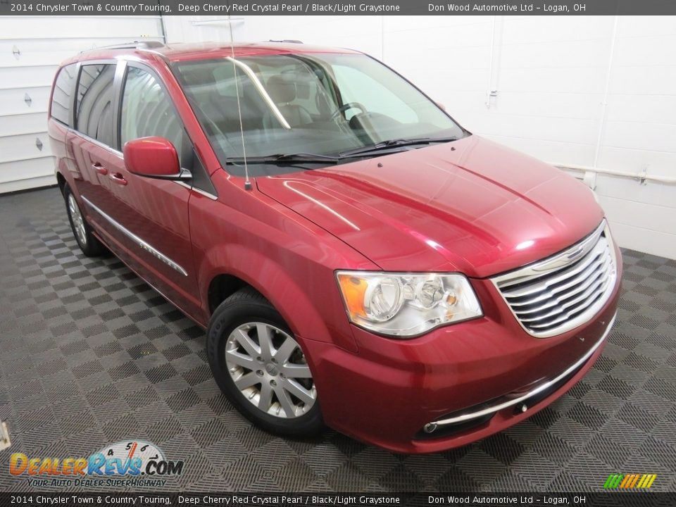 2014 Chrysler Town & Country Touring Deep Cherry Red Crystal Pearl / Black/Light Graystone Photo #5