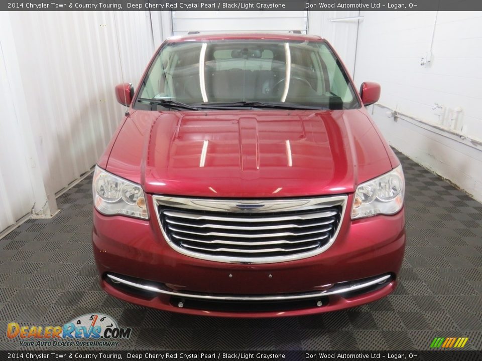 2014 Chrysler Town & Country Touring Deep Cherry Red Crystal Pearl / Black/Light Graystone Photo #6