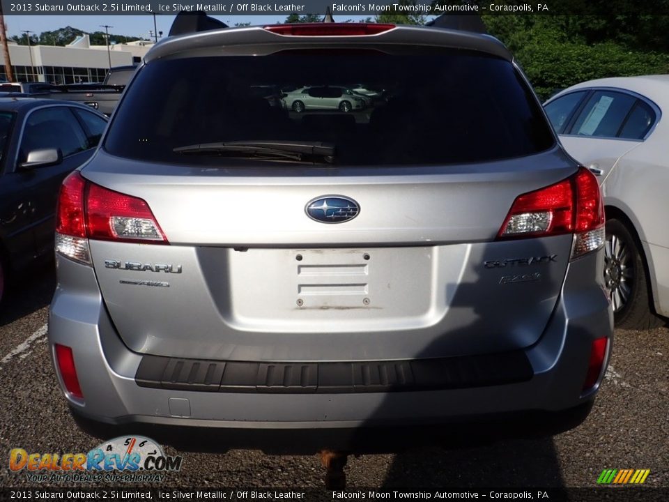 2013 Subaru Outback 2.5i Limited Ice Silver Metallic / Off Black Leather Photo #3