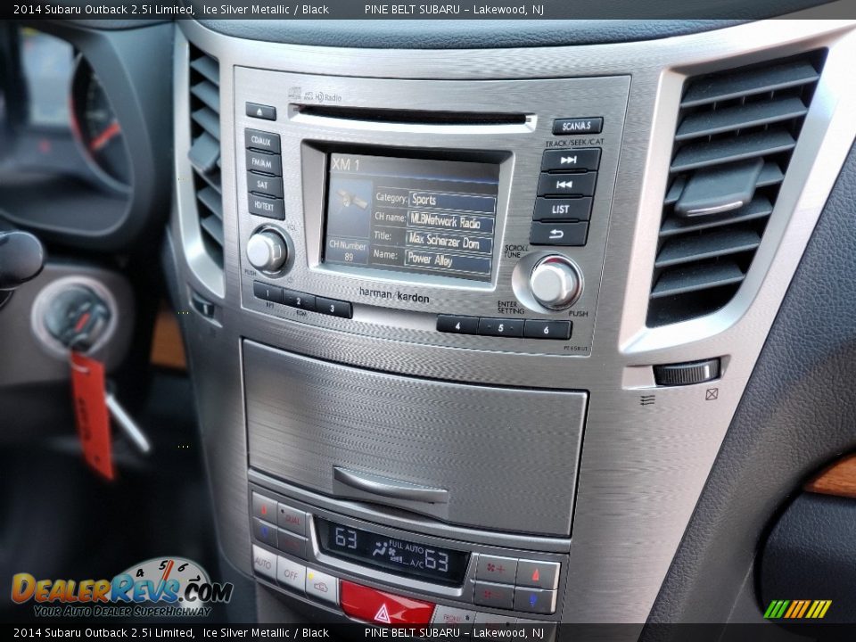 2014 Subaru Outback 2.5i Limited Ice Silver Metallic / Black Photo #14