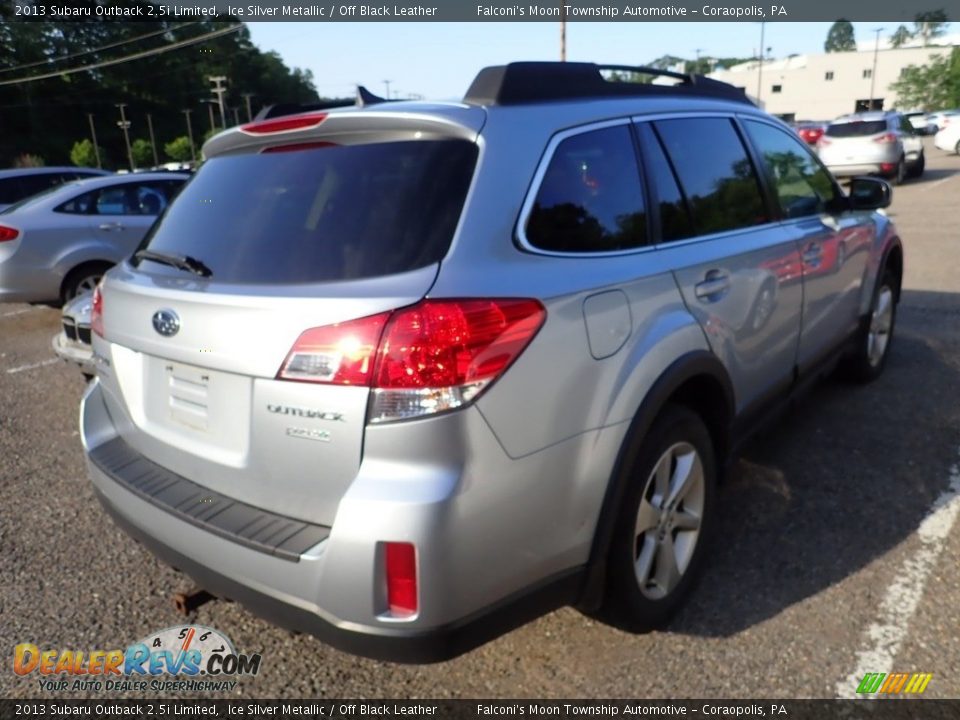 2013 Subaru Outback 2.5i Limited Ice Silver Metallic / Off Black Leather Photo #4