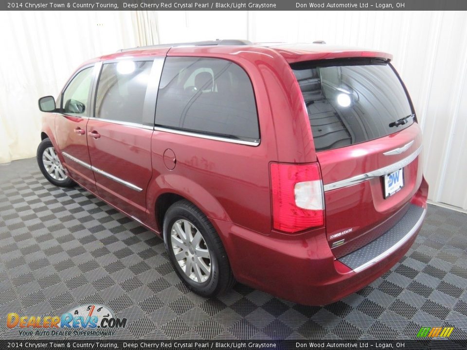 2014 Chrysler Town & Country Touring Deep Cherry Red Crystal Pearl / Black/Light Graystone Photo #12