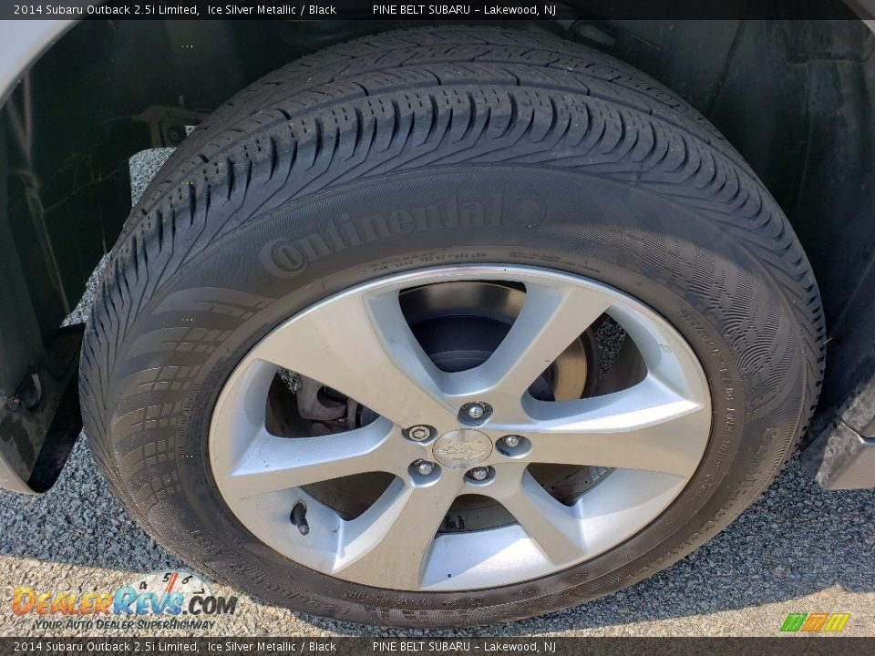 2014 Subaru Outback 2.5i Limited Ice Silver Metallic / Black Photo #18
