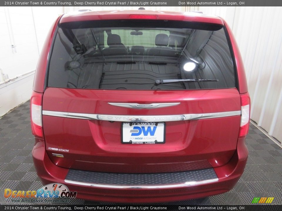 2014 Chrysler Town & Country Touring Deep Cherry Red Crystal Pearl / Black/Light Graystone Photo #13